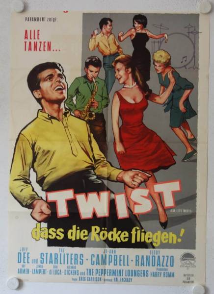 Hey lets twist! original release german movie poster